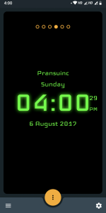 اسکرین شات برنامه Digital Clock 4