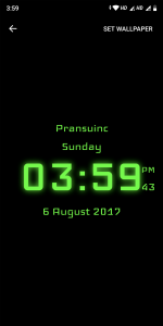 اسکرین شات 1 برنامه Digital Clock