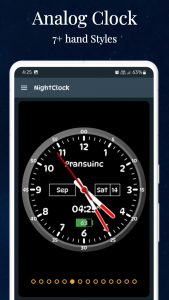 اسکرین شات 5 برنامه Night Clock