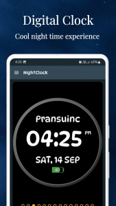 اسکرین شات برنامه Night Clock 3