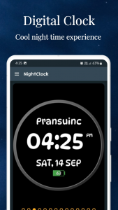 اسکرین شات 3 برنامه Night Clock