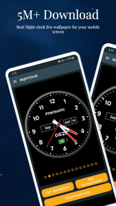 اسکرین شات 1 برنامه Night Clock