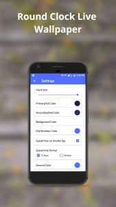 اسکرین شات برنامه Round Clock 5