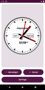 اسکرین شات 8 برنامه SwissClocks Live wallpaper