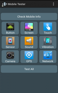 اسکرین شات برنامه Mobile Tester master 1