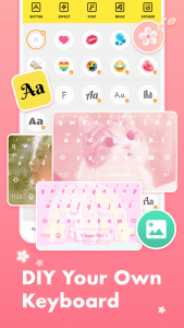 اسکرین شات برنامه Emoji Keyboard 1