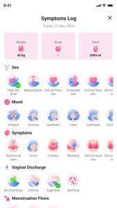 اسکرین شات 4 برنامه AccuPeriod Ovulation Tracker