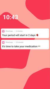 اسکرین شات برنامه MyCycle: Period tracker 3