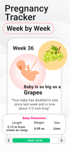 اسکرین شات برنامه Pregnancy Calculator: Due Date 2