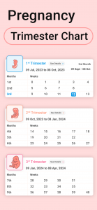 اسکرین شات برنامه Pregnancy Calculator, Calendar 3