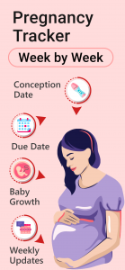 اسکرین شات 2 برنامه Pregnancy Calculator, Calendar