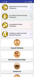 اسکرین شات 2 برنامه Pregnancy Tips Diet Nutrition