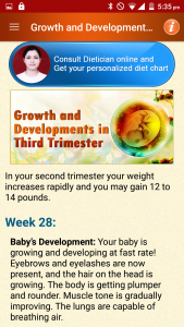 اسکرین شات برنامه Pregnancy Tips Diet Nutrition 8