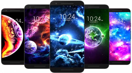اسکرین شات برنامه Space & Galaxy Wallpaper HD 2