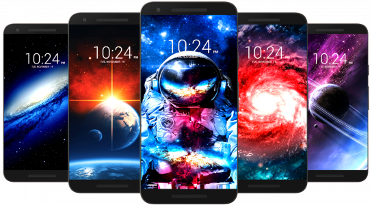 اسکرین شات برنامه Space & Galaxy Wallpaper HD 5
