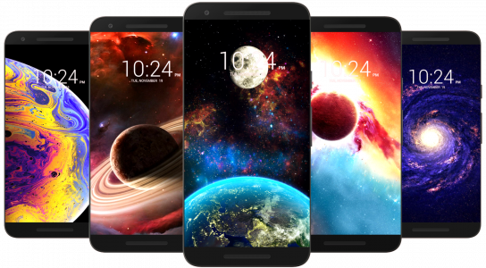 اسکرین شات برنامه Space & Galaxy Wallpaper HD 7