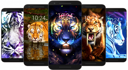 اسکرین شات برنامه Tiger Wallpaper HD & 4K 4