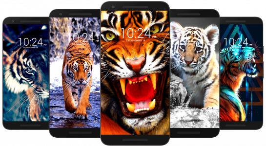 اسکرین شات برنامه Tiger Wallpaper HD & 4K 6