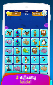 اسکرین شات بازی Animals Memory Game for Kids 5