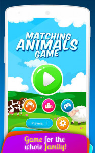 اسکرین شات بازی Animals Memory Game for Kids 1