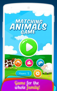 اسکرین شات 1 بازی Matching Animals Game for Kids