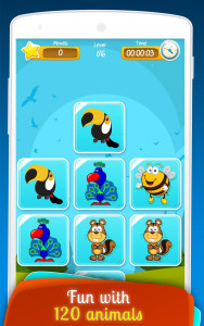 اسکرین شات 2 بازی Matching Animals Game for Kids