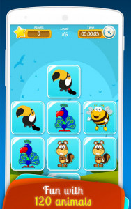 اسکرین شات بازی Animals Memory Game for Kids 2