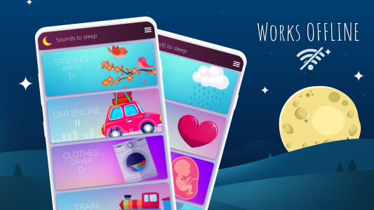 اسکرین شات 5 برنامه Baby Sleep Sounds