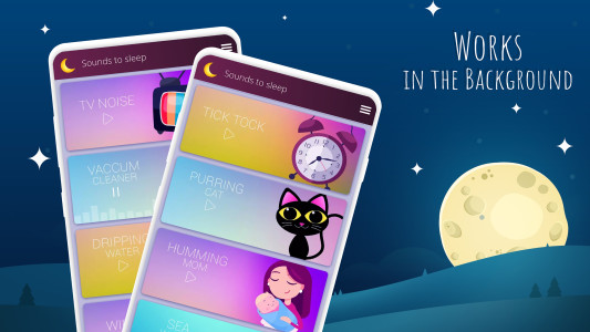 اسکرین شات 2 برنامه Baby Sleep Sounds