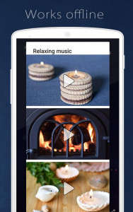 اسکرین شات 8 برنامه Relaxing Candles: music, sleep
