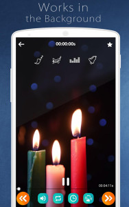 اسکرین شات 2 برنامه Relaxing Candles: music, sleep