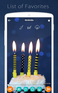 اسکرین شات 7 برنامه Relaxing Candles: music, sleep