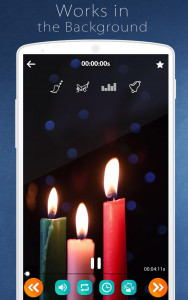 اسکرین شات برنامه Relaxing Candles: music, sleep 2