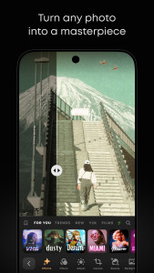 اسکرین شات 2 برنامه PREQUEL AI Filter Photo Editor