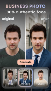 اسکرین شات 3 برنامه GIO: AI Headshot Generator