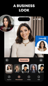 اسکرین شات 5 برنامه GIO: AI Headshot Generator