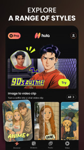 اسکرین شات 7 برنامه Hula - AI Video Generator