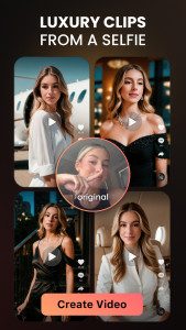 اسکرین شات 2 برنامه Hula - AI Video Generator