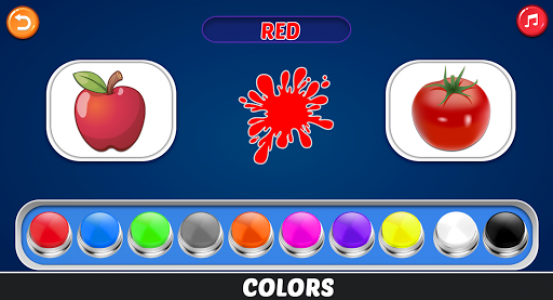 اسکرین شات بازی Learn ABC, Numbers, Colors and Shapes for Kids 4