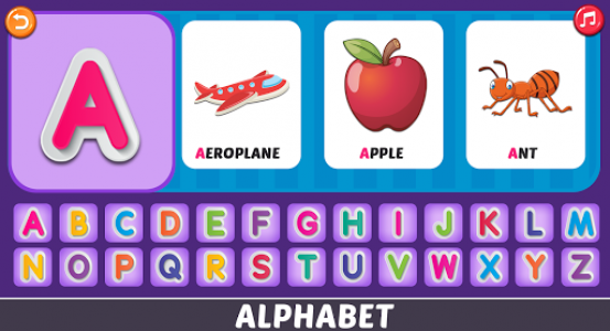 اسکرین شات بازی Learn ABC, Numbers, Colors and Shapes for Kids 2