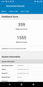 اسکرین شات برنامه Geekbench 5 3