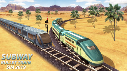 اسکرین شات بازی Subway Bullet Train Sim 2019 1