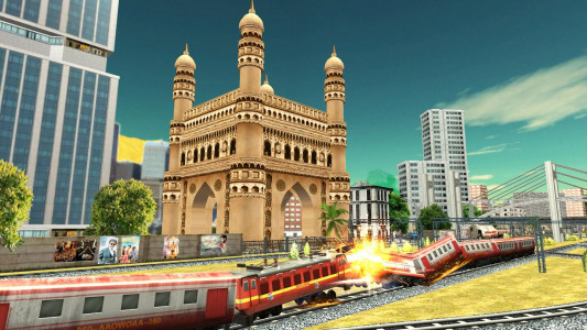 اسکرین شات بازی Indian Train Games : Train Sim 5