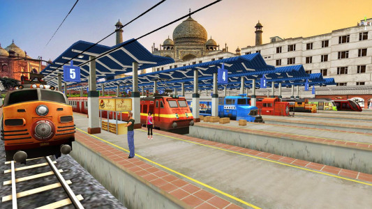 اسکرین شات بازی Indian Train Games : Train Sim 4