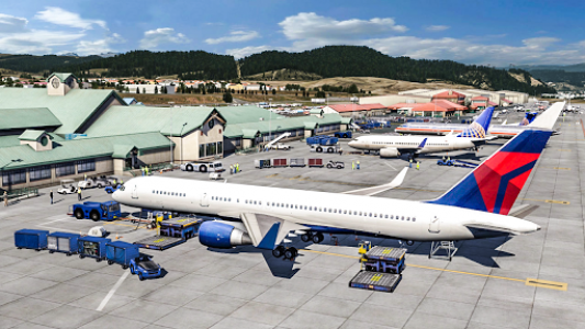 اسکرین شات بازی Real Airplane Flight Pilot Simulator 3D 7
