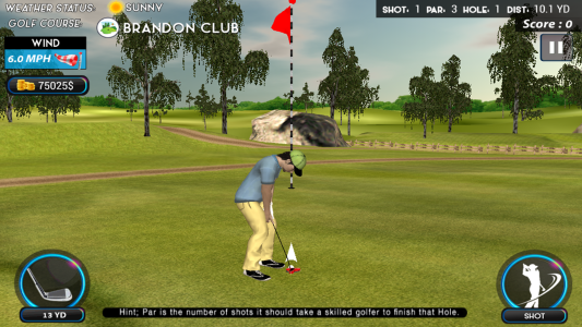 اسکرین شات 4 بازی Real Star Golf Master 3D