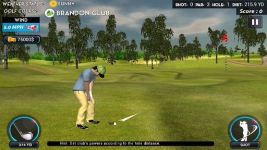 اسکرین شات بازی Top Real Star Golf Master 3D 3