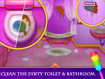 اسکرین شات بازی Princess House Cleaning Game 5