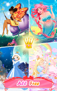 اسکرین شات 5 بازی Princess Color by Number Game
