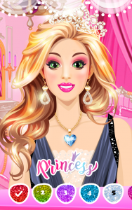 اسکرین شات بازی Princess Color by Number Game 8